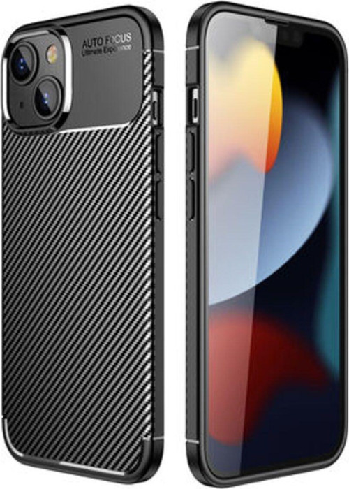 İphone 14 Plus Gofret Desenli Ultra Koruma Sağlayan Negro Silikon Kılıf