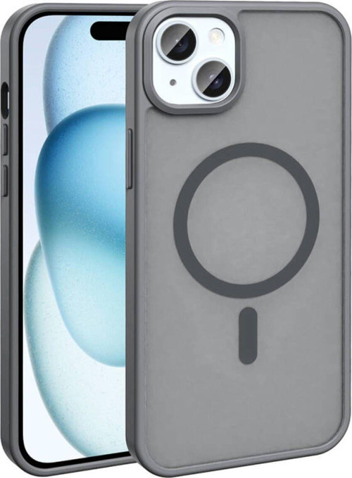 İphone 14 Plus Kılıf Magsafe Şarj Özellikli Mat Arka Yüzey Sio Premium Kapak
