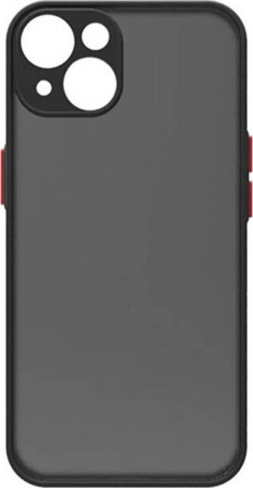 İphone 15 Plus Kenarları Renkli Arkası Buğulu Şık Hux Silikon Kılıf