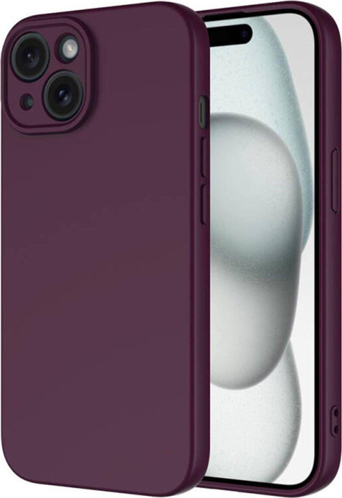 İphone 15 Plus İçi Kadife Dolgulu Şık Candy Lansman Silikon Kılıf