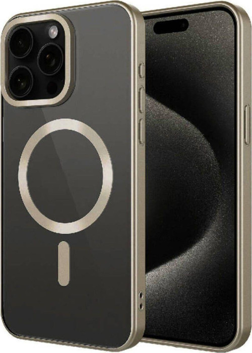 İphone 15 Pro Max Kılıf Mat Tasarımlı Magsafe Wireless Şarj Özellikli Mat Setro Kapak