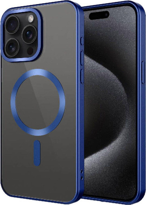 İphone 15 Pro Max Kılıf Mat Tasarımlı Magsafe Wireless Şarj Özellikli Mat Setro Kapak