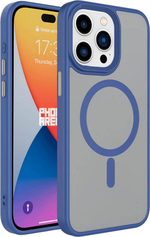 İphone 15 Pro Max Kılıf Şık Tasarımlı Wireless Şarj Özellikli Flet Magsafe Kapak