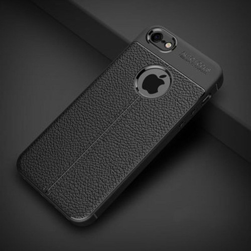 İphone 5 Deri Desenli Yüksek Koruma Sağlayan Niss Premium Silikon Kılıf