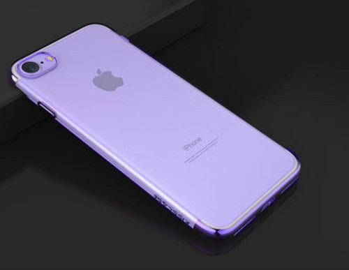 İphone 6 Kenarları Renkli Arkası Şeffaf Bosses Premium Silikon Kılıf