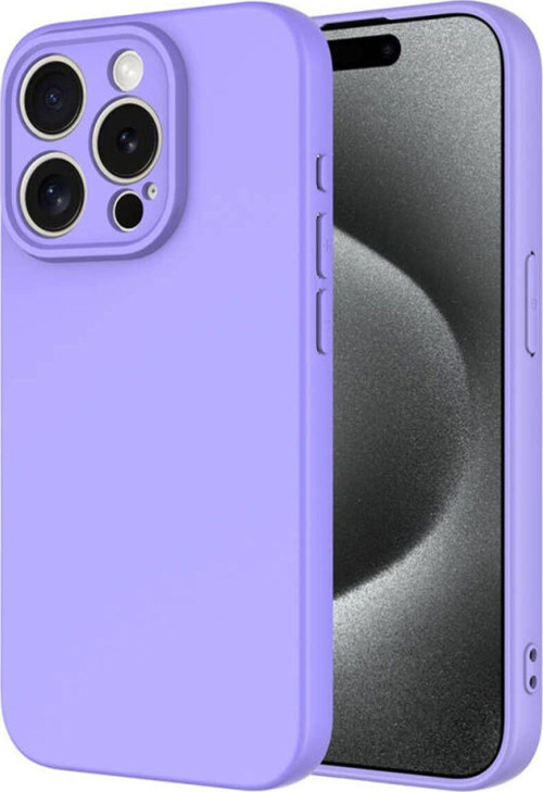 İphone 15 Pro Max İçi Kadife Dolgulu Şık Candy Lansman Silikon Kılıf