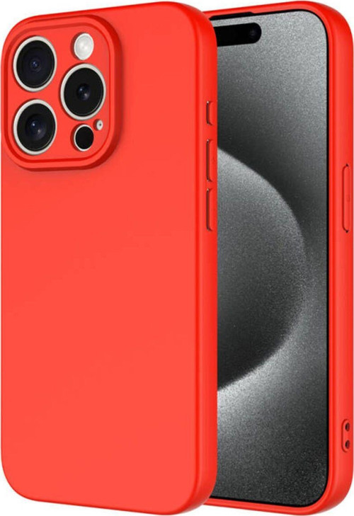 İphone 15 Pro Max İçi Kadife Dolgulu Şık Candy Lansman Silikon Kılıf