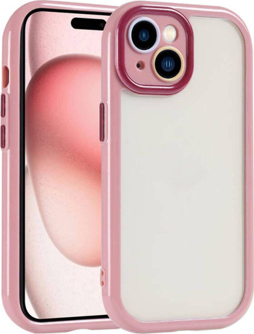 İphone 15 Kılıf Kamera Korumalı Renkli Kenar Ve Çerçeve Tasarımlı Vitamin Kapak