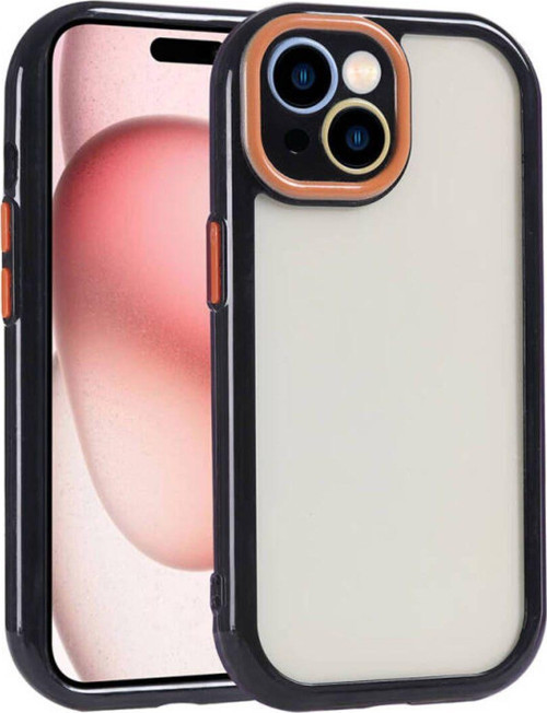 İphone 15 Kılıf Kamera Korumalı Renkli Kenar Ve Çerçeve Tasarımlı Vitamin Kapak