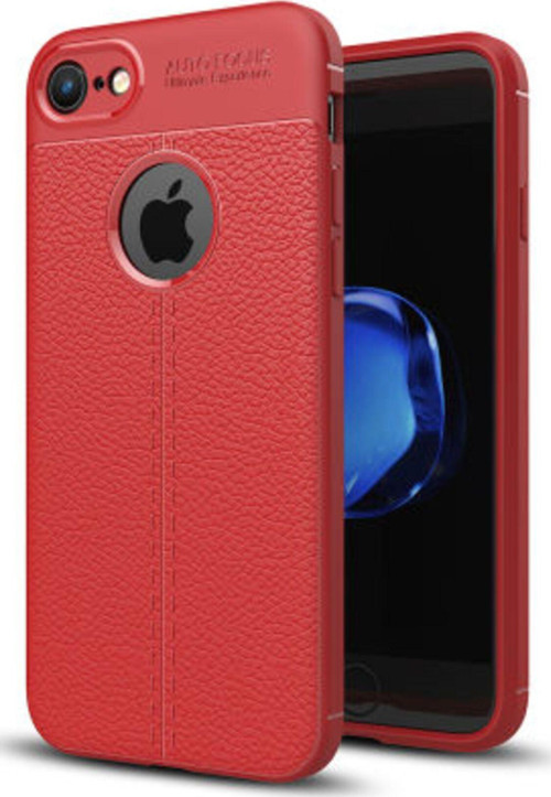 İphone 6 Plus Deri Desenli Yüksek Koruma Sağlayan Niss Premium Silikon Kılıf