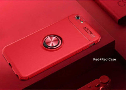 İphone 6 Ultra Koruma Sağlayan Stant Özellikli Yüzüklü Ravel Silikon Kılıf