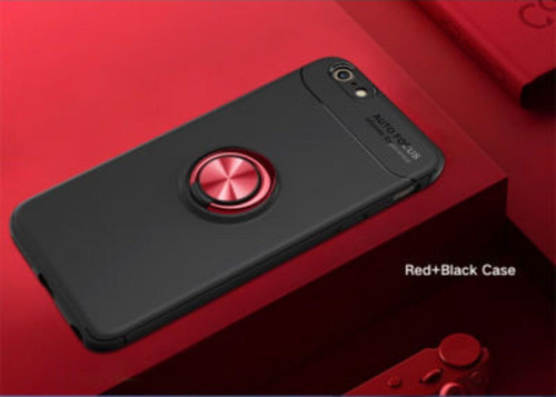İphone 6 Ultra Koruma Sağlayan Stant Özellikli Yüzüklü Ravel Silikon Kılıf