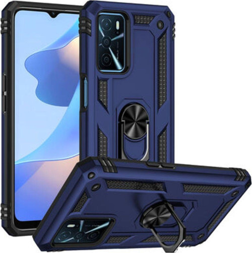 Oppo A16 Çift Katmanlı Ve Yüzüklü Tam Koruma Vega Premium Kılıf