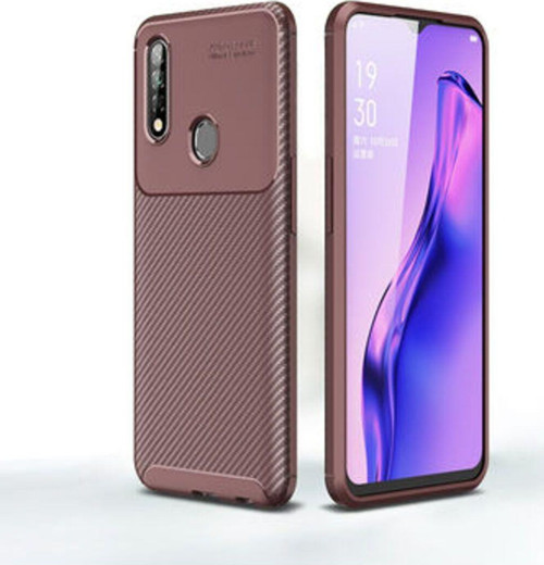 Oppo A31 Gofret Desenli Ultra Koruma Sağlayan Negro Silikon Kılıf
