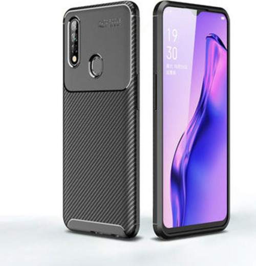 Oppo A31 Gofret Desenli Ultra Koruma Sağlayan Negro Silikon Kılıf