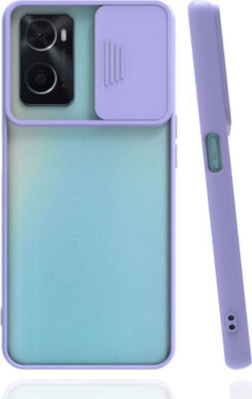 Oppo A36 Kamera Koruma Sürgülü Şık Pena Silikon Kılıf