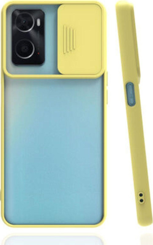 Oppo A36 Kamera Koruma Sürgülü Şık Pena Silikon Kılıf