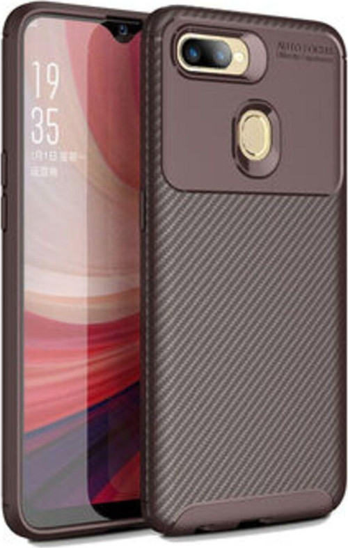 Oppo A12 Gofret Desenli Ultra Koruma Sağlayan Negro Silikon Kılıf
