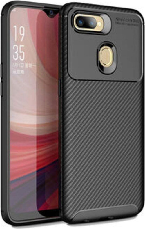 Oppo A7X Gofret Desenli Ultra Koruma Sağlayan Negro Silikon Kılıf