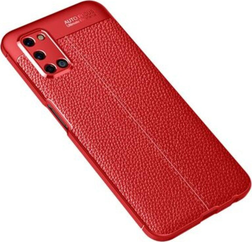 Oppo A72 Deri Desenli Yüksek Koruma Sağlayan Niss Premium Silikon Kılıf
