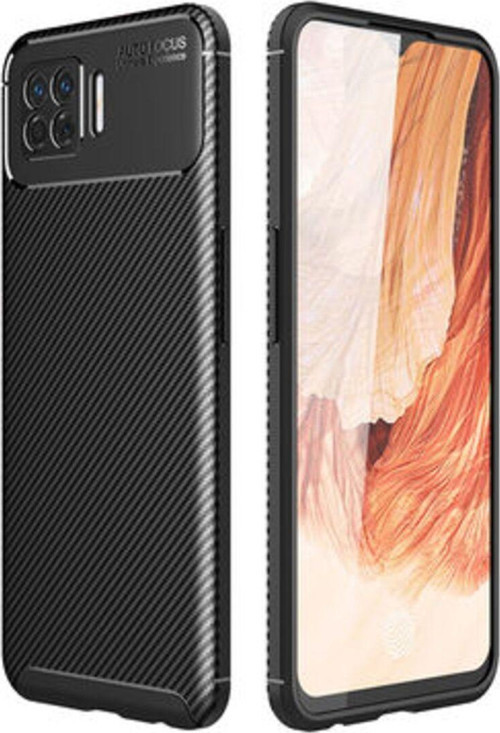 Oppo A73 Gofret Desenli Ultra Koruma Sağlayan Negro Silikon Kılıf