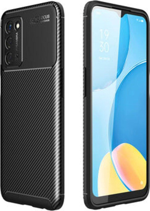 Oppo A55 5G Gofret Desenli Ultra Koruma Sağlayan Negro Silikon Kılıf