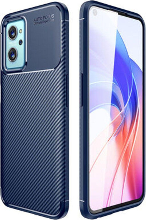 Oppo A96 4G Gofret Desenli Ultra Koruma Sağlayan Negro Silikon Kılıf