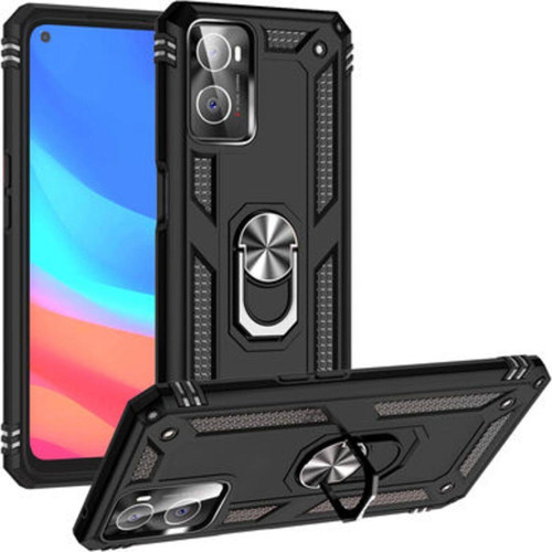 Oppo A96 4G Çift Katmanlı Ve Yüzüklü Tam Koruma Vega Premium Kılıf
