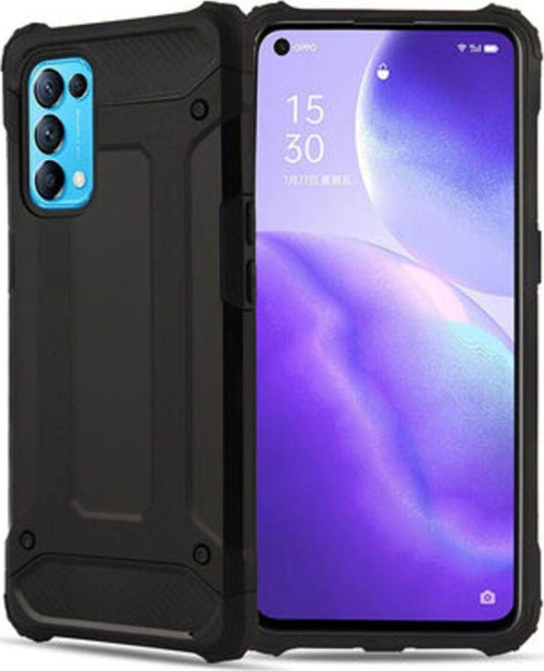 Oppo Reno 5 5G Tam Koruma Sağlayan Çift Katmanlı Crash Premium Sert Silikon Kılıf