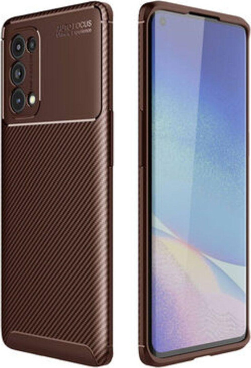 Oppo Reno 5 5G Gofret Desenli Ultra Koruma Sağlayan Negro Silikon Kılıf