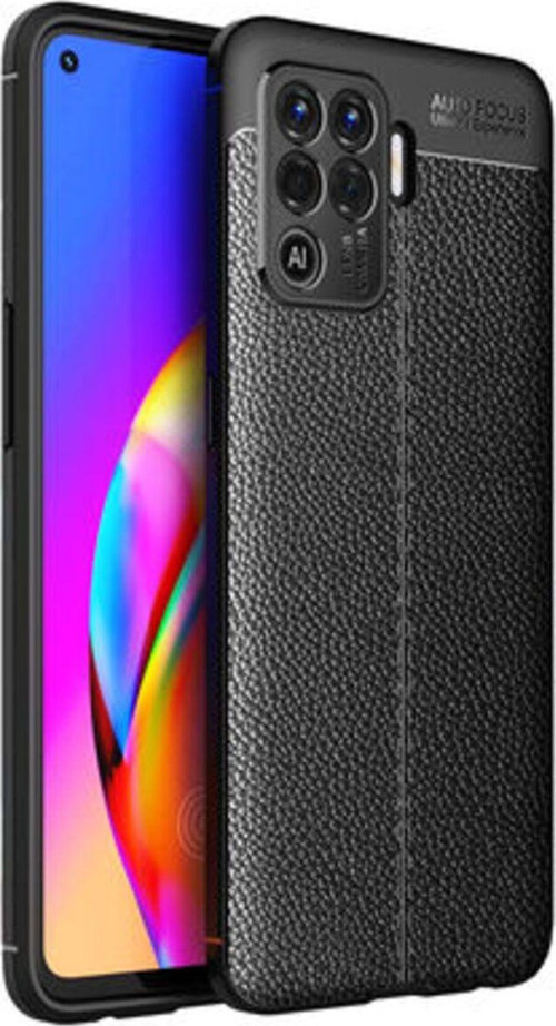 Oppo Reno 5 Lite Deri Desenli Yüksek Koruma Sağlayan Niss Premium Silikon Kılıf