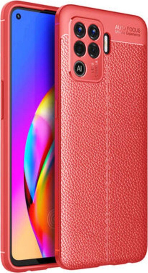 Oppo Reno 5 Lite Deri Desenli Yüksek Koruma Sağlayan Niss Premium Silikon Kılıf