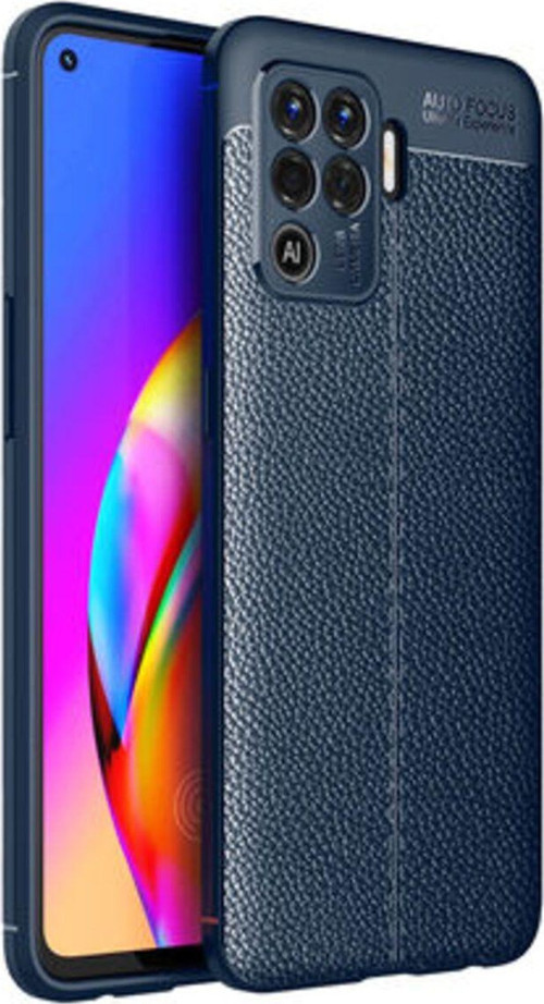 Oppo Reno 5 Lite Deri Desenli Yüksek Koruma Sağlayan Niss Premium Silikon Kılıf