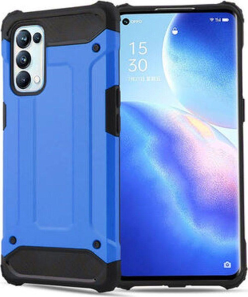 Oppo Reno 5 Pro 5G Tam Koruma Sağlayan Çift Katmanlı Crash Premium Sert Silikon Kılıf