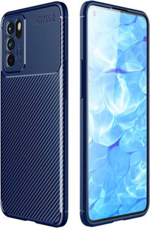 Oppo Reno 6 4G Gofret Desenli Ultra Koruma Sağlayan Negro Silikon Kılıf