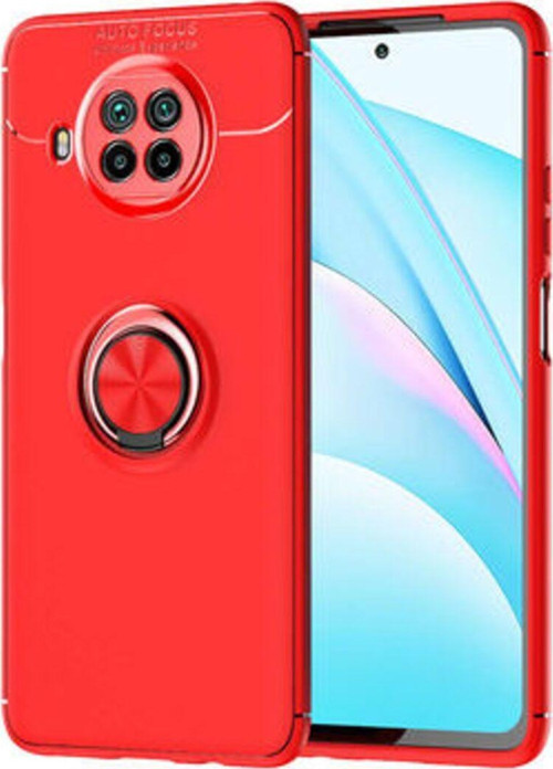 Xiaomi Mi 10T Lite 5G Ultra Koruma Sağlayan Stant Özellikli Yüzüklü Ravel Silikon Kılıf