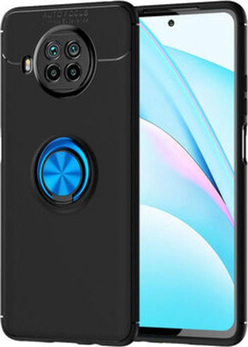Xiaomi Mi 10T Lite 5G Ultra Koruma Sağlayan Stant Özellikli Yüzüklü Ravel Silikon Kılıf