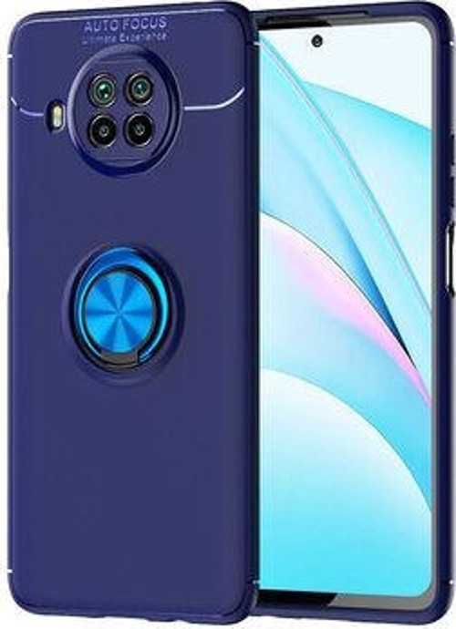 Xiaomi Mi 10T Lite 5G Ultra Koruma Sağlayan Stant Özellikli Yüzüklü Ravel Silikon Kılıf