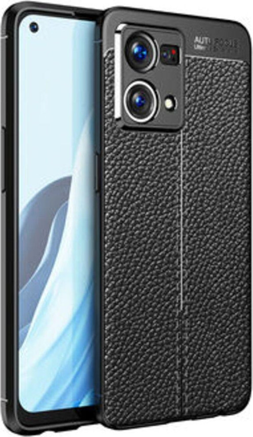 Oppo Reno 7 4G Deri Desenli Yüksek Koruma Sağlayan Niss Premium Silikon Kılıf