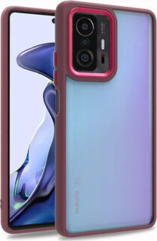 Xiaomi Mi 11T 5G Şık Görünümlü Ve Arkası Şeffaf Flora Premium Kılıf