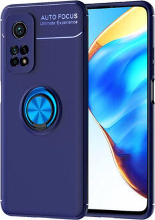 Xiaomi Mi 10T Pro 5G Ultra Koruma Sağlayan Stant Özellikli Yüzüklü Ravel Silikon Kılıf