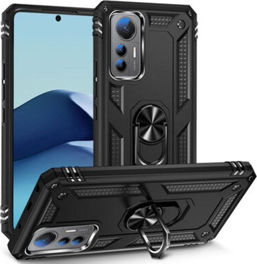 Xiaomi Mi 12 Lite Çift Katmanlı Ve Yüzüklü Tam Koruma Vega Premium Kılıf