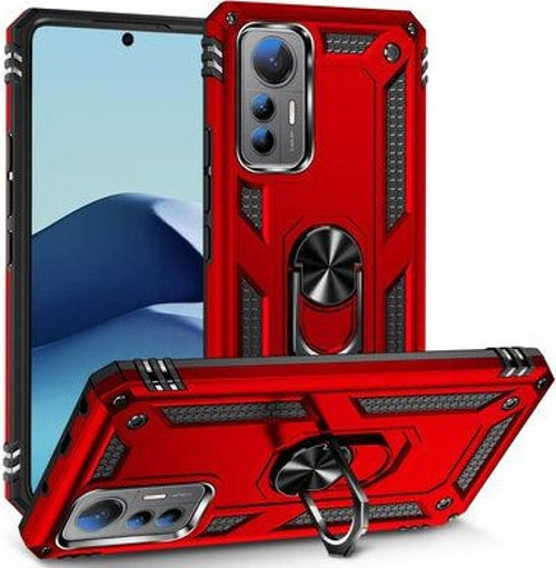Xiaomi Mi 12 Lite Çift Katmanlı Ve Yüzüklü Tam Koruma Vega Premium Kılıf
