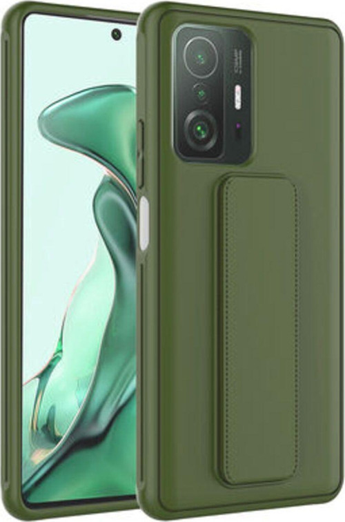 Xiaomi Mi 11T Pro 5G Kılıf Şık Ve Stantlı Qstand Premium Kapak