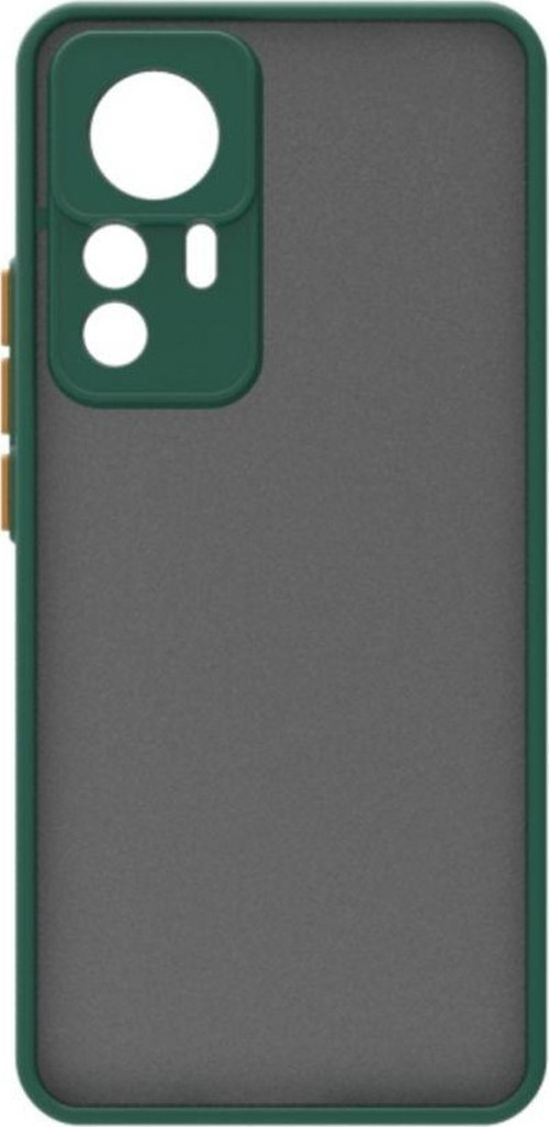 Xiaomi Mi 12T Pro Kenarları Renkli Arkası Buğulu Şık Hux Silikon Kılıf