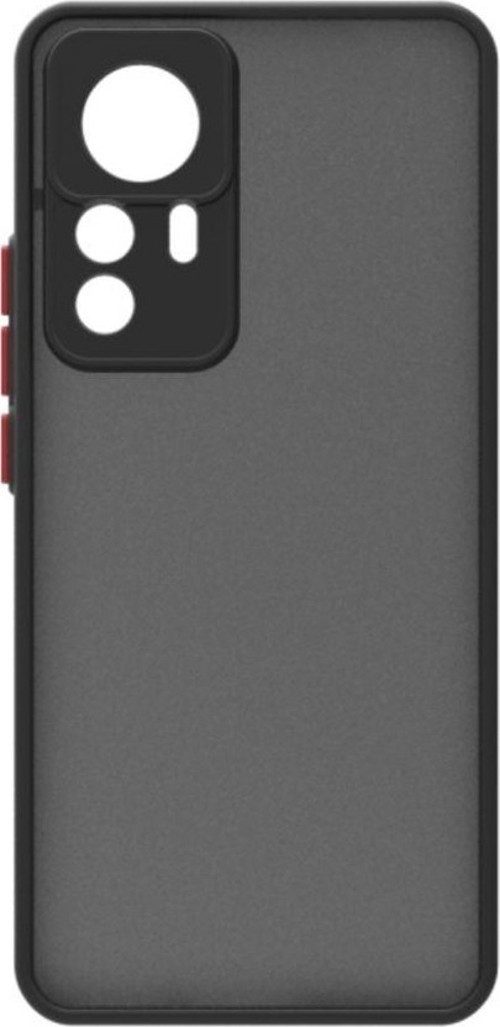 Xiaomi Mi 12T Pro Kenarları Renkli Arkası Buğulu Şık Hux Silikon Kılıf