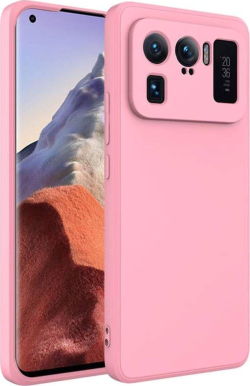 Xiaomi Mi 11 Ultra İçi Kadife Dolgulu Şık Candy Lansman Silikon Kılıf