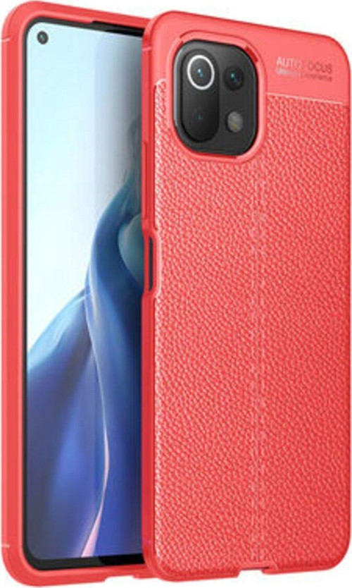 Xiaomi Mi 11 Lite Deri Desenli Yüksek Koruma Sağlayan Niss Premium Silikon Kılıf