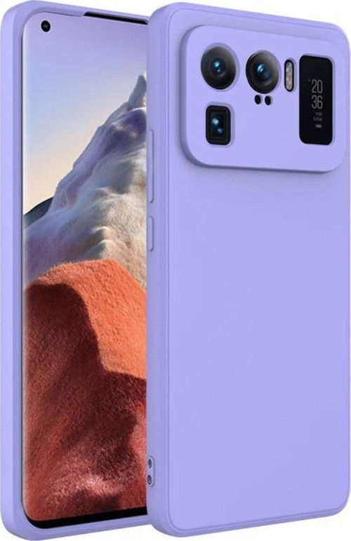 Xiaomi Mi 11 Ultra İçi Kadife Dolgulu Şık Candy Lansman Silikon Kılıf