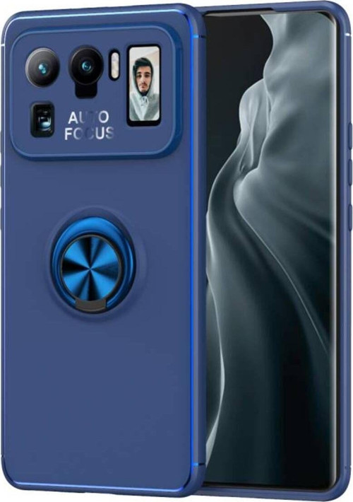 Xiaomi Mi 11 Ultra Ultra Koruma Sağlayan Stant Özellikli Yüzüklü Ravel Silikon Kılıf